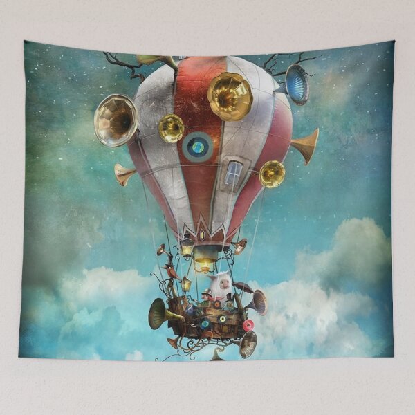 Item preview,  world tour with colorful balloons designed and sold by 42youbest.