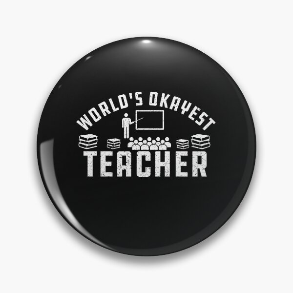Item preview, World's Okayest teacher Funny Gift For teachers designed and sold by alipapi.