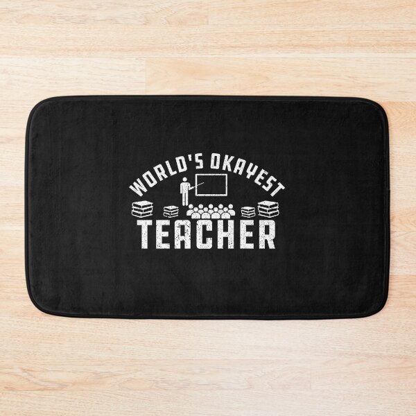 Item preview, World's Okayest teacher Funny Gift For teachers designed and sold by alipapi.