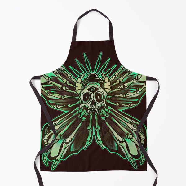 Item preview, Deaths Head Bone Moth: Green designed and sold by iduzarts.