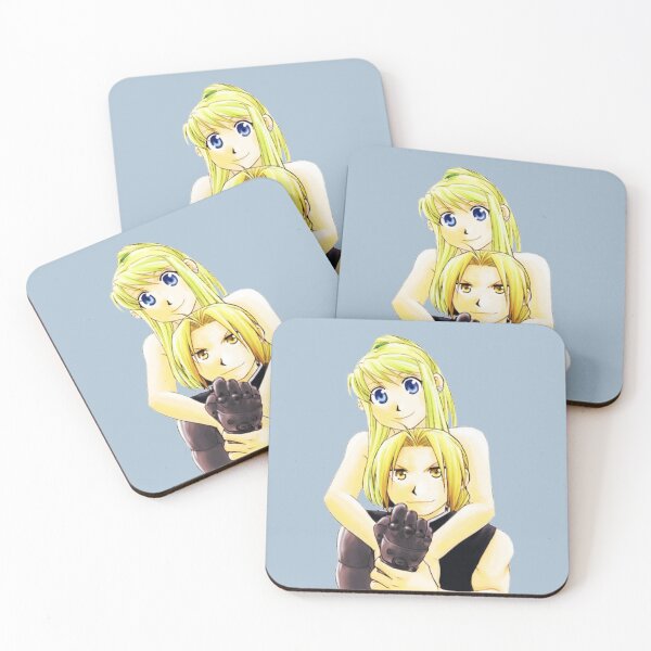 Item preview, Fullmetal Alchemist Edward Elric and Winry Rockbell Half Body designed and sold by thePeachPit.