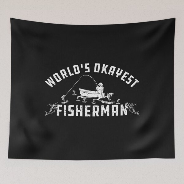 Item preview, World's Okayest fisherman Funny Gift For fishermans designed and sold by alipapi.