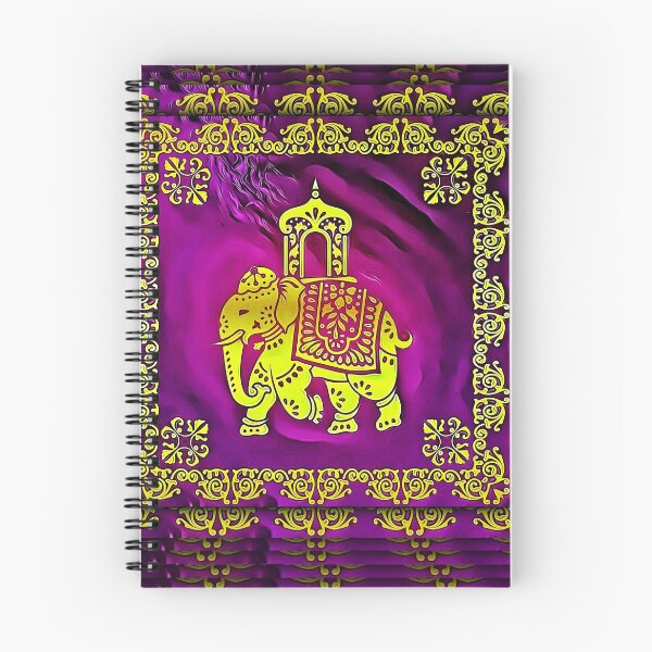 Item preview, Golden Elephant on Purple designed and sold by RitaMaye.