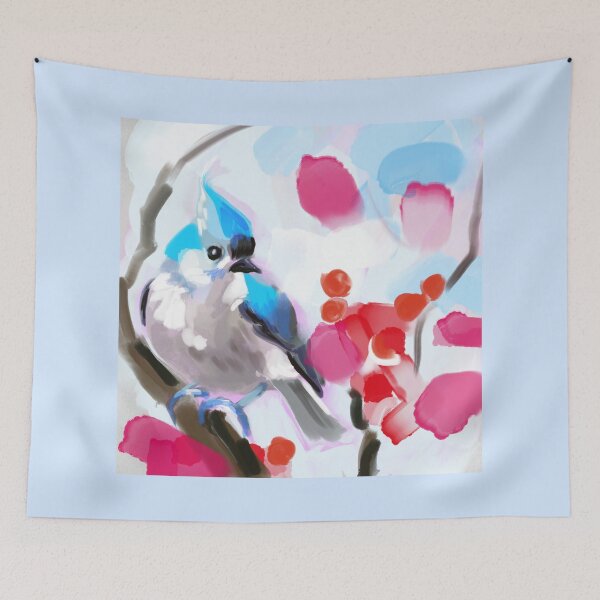 Item preview, Tufted titmouse in the tree designed and sold by orangerinka.