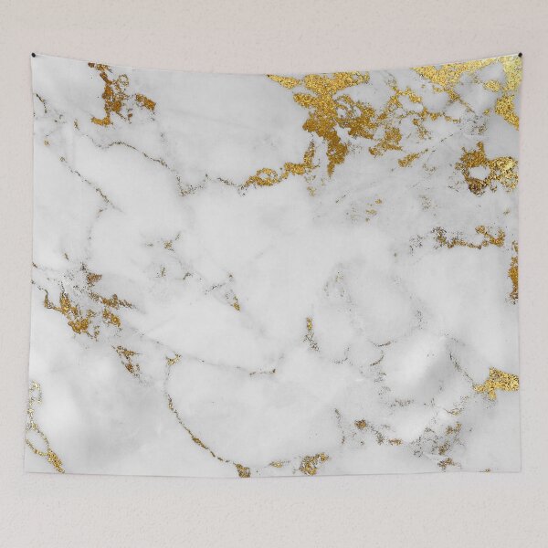 Item preview, White Marble and Gold designed and sold by HintofNature.