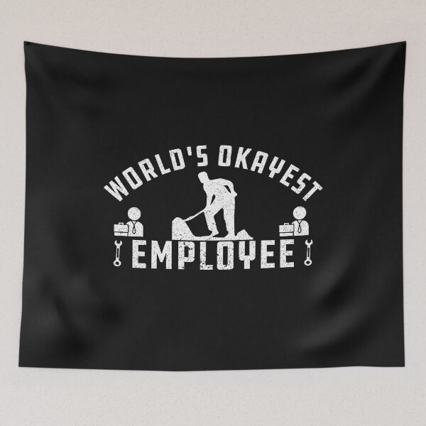 Item preview, World's Okayest employee Funny Gift For employees designed and sold by alipapi.