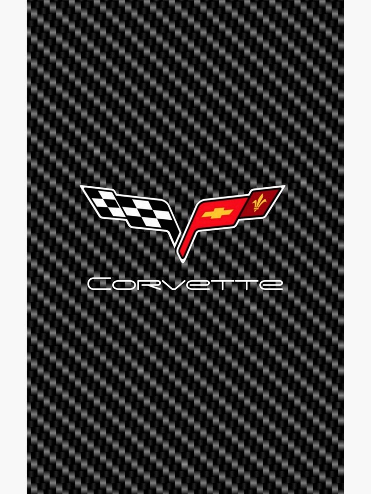 Corvette logo with Carbon by stevestones