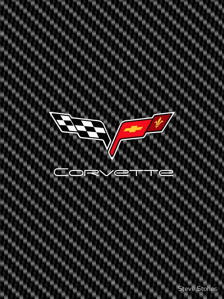 Corvette logo with Carbon by stevestones