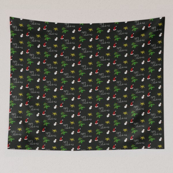 Item preview, Merry Christmas Chalkboard Pattern designed and sold by Annelizard.