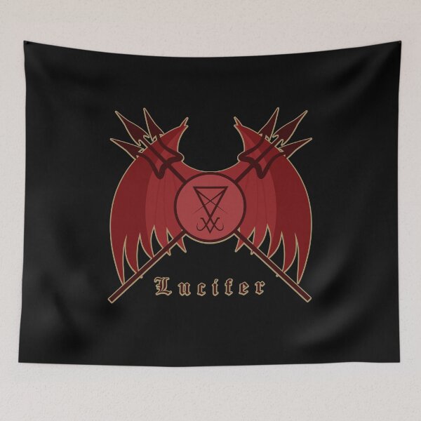 Item preview, Lucifer Exu Devil Wings Quimbanda Black Magick designed and sold by h44k0n.