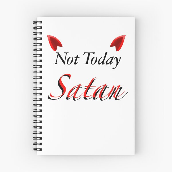 Item preview, Not today satan designed and sold by Friend of Frogs.
