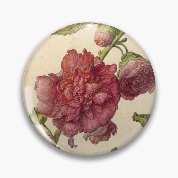 Item preview, Herman Saftleven the Younger (Dutch Painter) - A Hollyhock - 1682 designed and sold by KarpeNoktem.