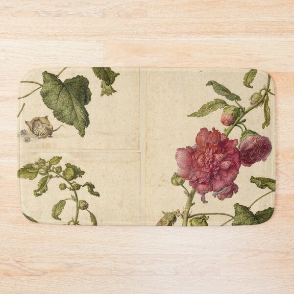 Item preview, Herman Saftleven the Younger (Dutch Painter) - A Hollyhock - 1682 designed and sold by KarpeNoktem.