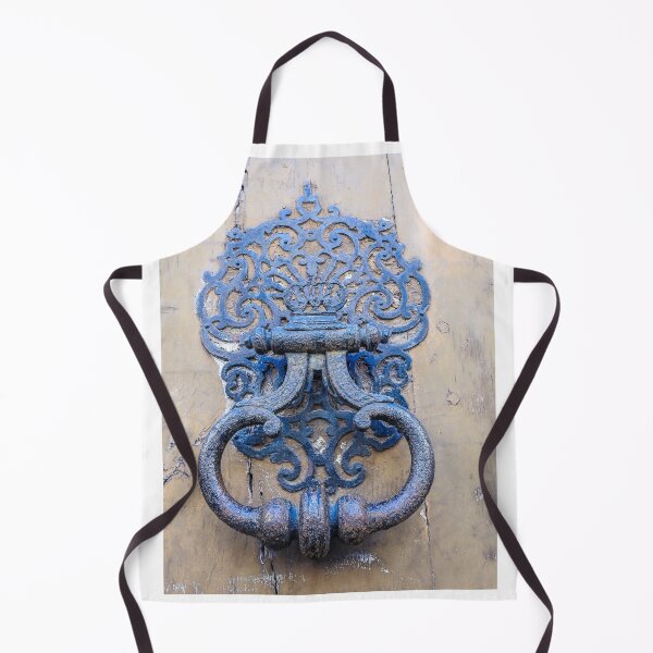 Item preview, Antique Blue Door Knocker - Vintage French Urban Architecture designed and sold by Dan Shachar.