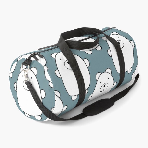 Item preview, Cute white polar bear on ice blue.  designed and sold by Quick Brown Fox Canada.