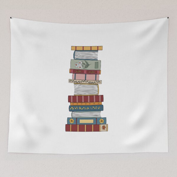 Item preview, Old And Floral Bookstack designed and sold by TaraAnouk.