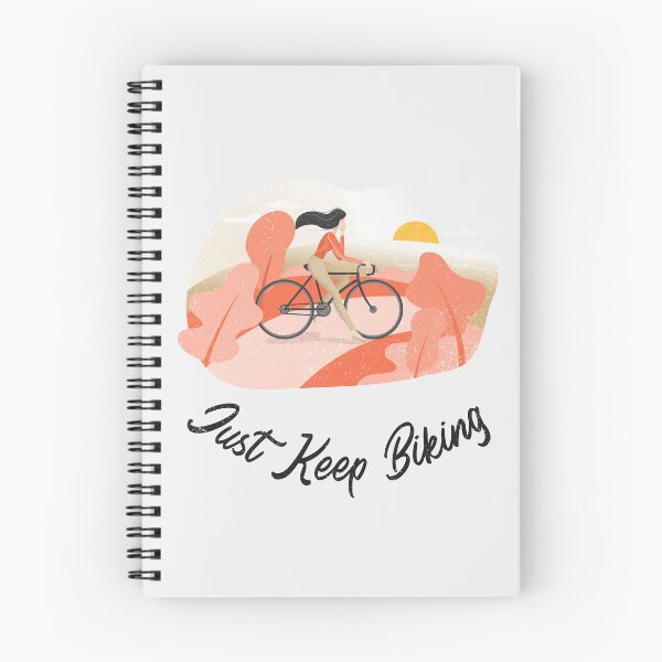 Item preview, Just Keep Biking Creative Design designed and sold by benarik.