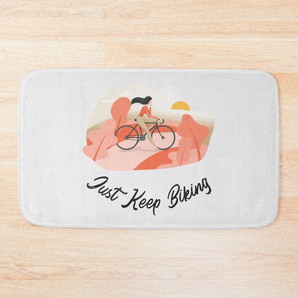 Item preview, Just Keep Biking Creative Design designed and sold by benarik.