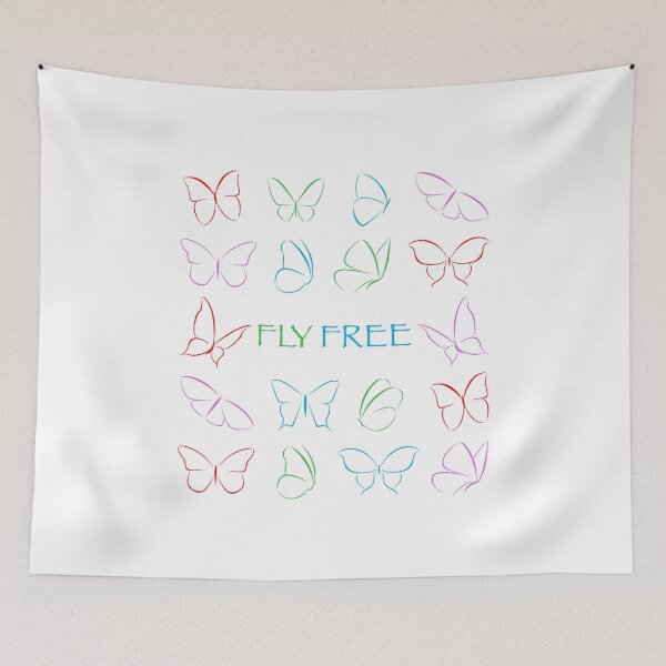 Item preview, Butterfly Botanical Monarch Fly Free Boho Aesthetic designed and sold by pipsmerch.