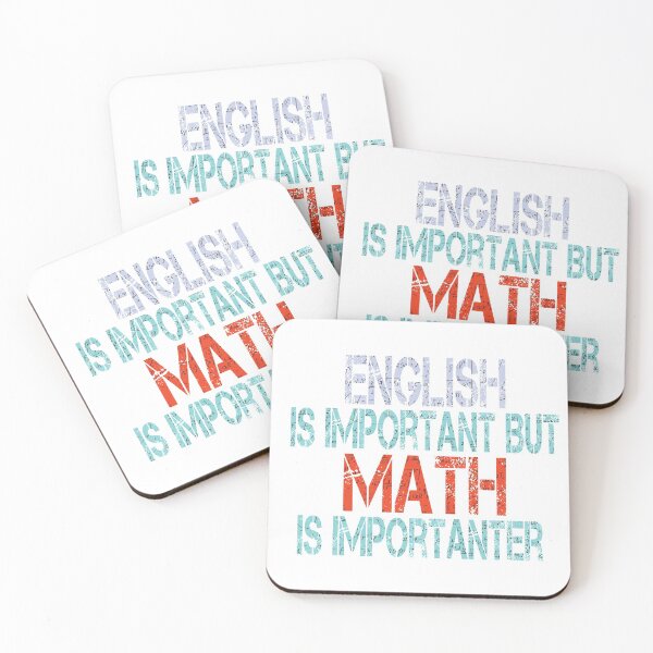 Item preview, English Is Important But Math Is Importanter ; funny gift love math  designed and sold by josef95.