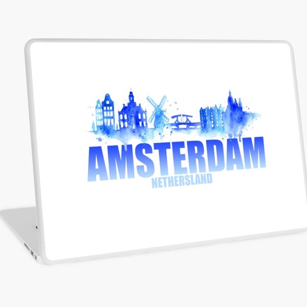Item preview, amsterdam skyline blue designed and sold by KerryABC.