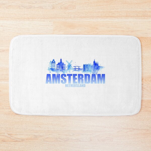Item preview, amsterdam skyline blue designed and sold by KerryABC.