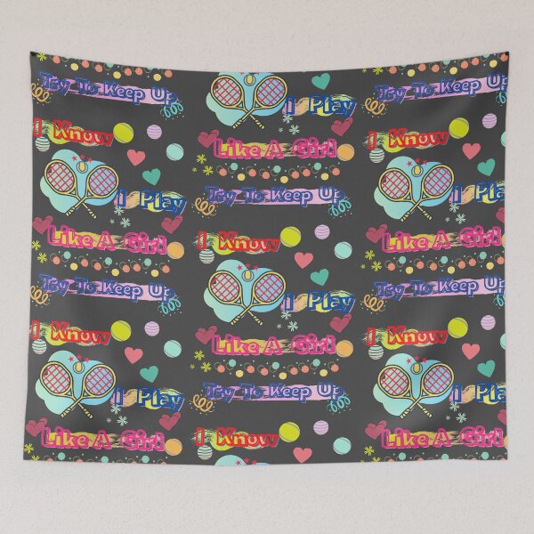 Item preview, I Know I Play Like A Girl Try To Keep Up designed and sold by dalypdesign.
