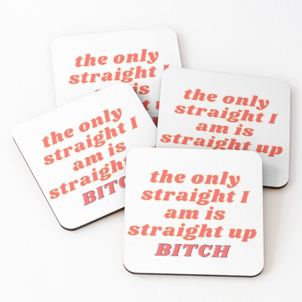 Item preview, Glee Funny Meme Quote | Santana Lopez Quote | The Only Straight I am is Straight Up Bitch | LGBTQ Quote designed and sold by odetospace.