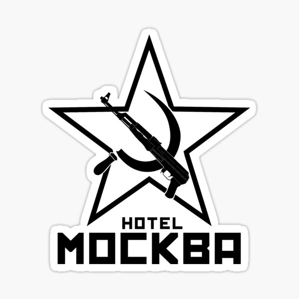 Black Lagoon Hotel Moscow Sticker