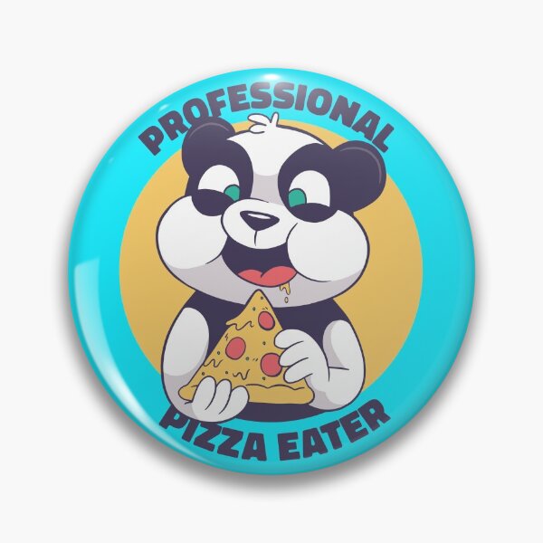 Item preview, Professional pizza eater baby panda designed and sold by Piztees.