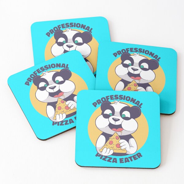 Item preview, Professional pizza eater baby panda designed and sold by Piztees.