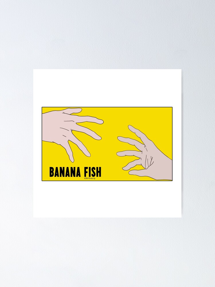 "Banana Fish Hands Reaching" Poster by VintageAnime Redbubble