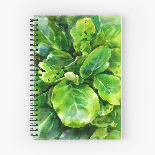 Item preview, grass with large leaves, watercolor drawing from nature designed and sold by avamnenado.