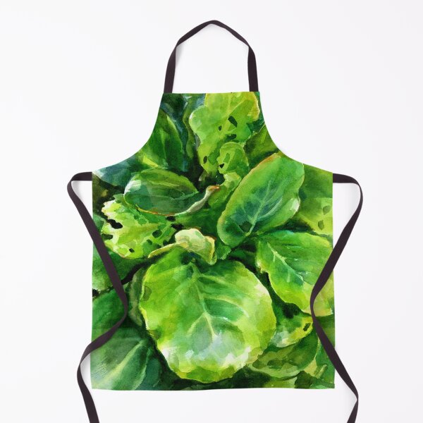 Item preview, grass with large leaves, watercolor drawing from nature designed and sold by avamnenado.