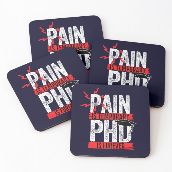 Item preview, Pain Is Temporary PHD is forever  designed and sold by aoichan3939.