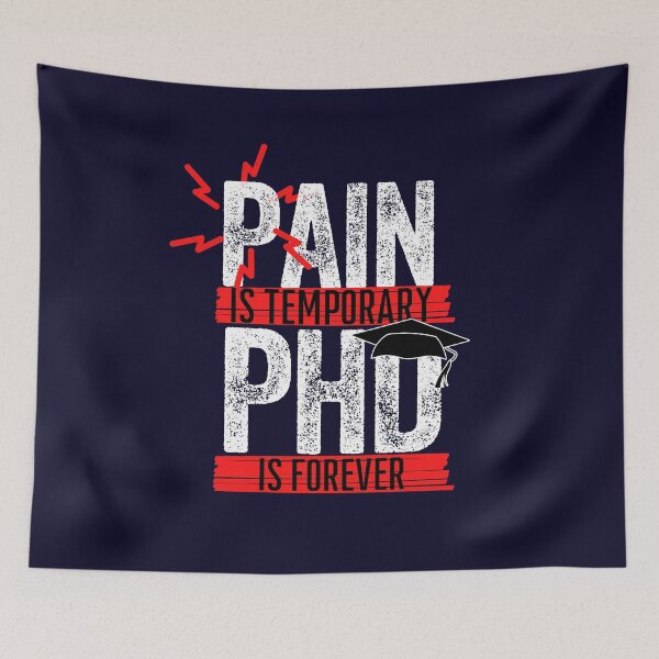 Item preview, Pain Is Temporary PHD is forever  designed and sold by aoichan3939.