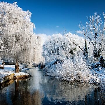 Artwork thumbnail, Winter River - Norfolk, UK by Coigach