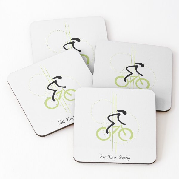 Item preview, Just Keep Biking Creative Design designed and sold by benarik.