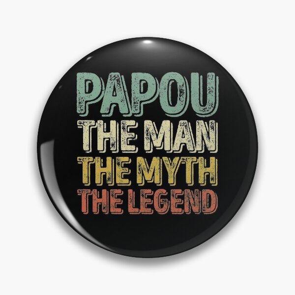 Item preview, Papou The Man The Myth The Legend Shirt Funny Christmas Gift designed and sold by KuznecovaDesign.