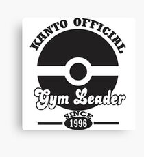 Pokemon Kanto Official Gym Leader Canvas Print