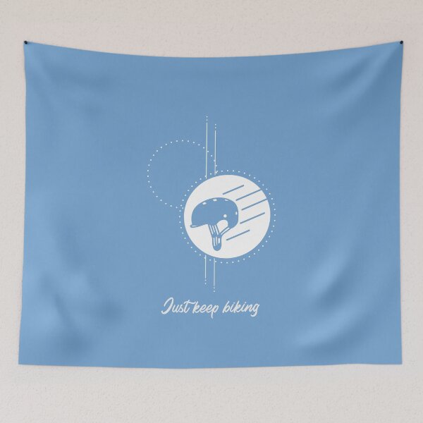 Item preview, Just Keep Biking Creative Design designed and sold by benarik.