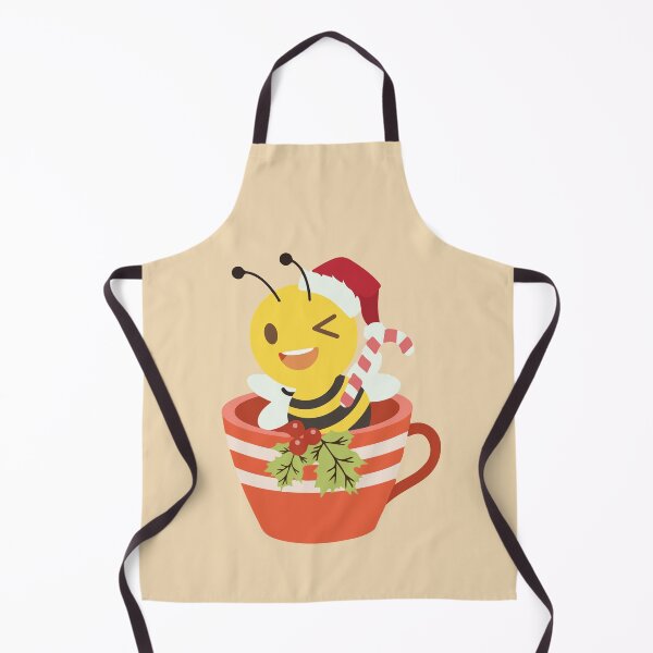 Item preview, Oh Christmas Bee - Bee In Santa Hat designed and sold by Kleon Seo.