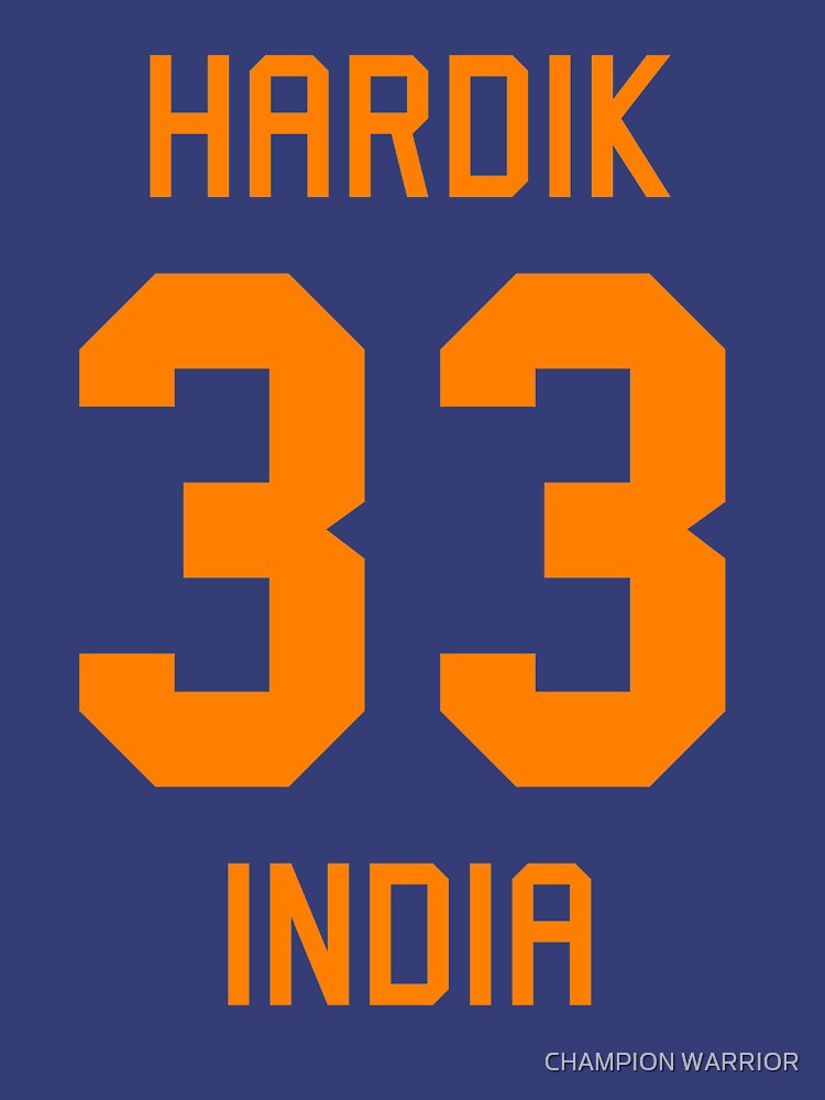 Hardik pandya Indian cricket signature Edition Jersey 2023 – Jerseys Emporia