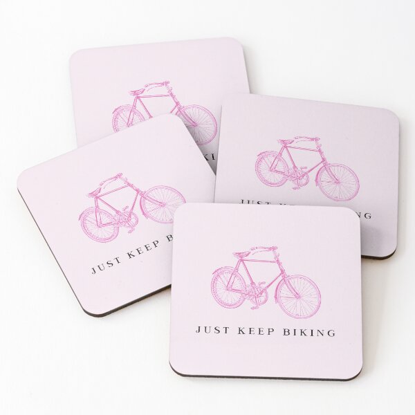 Item preview, Just Keep Biking Creative Design designed and sold by benarik.