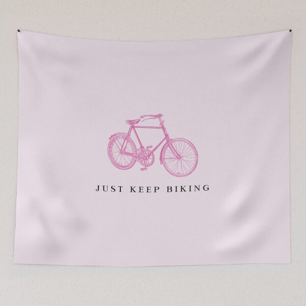 Item preview, Just Keep Biking Creative Design designed and sold by benarik.