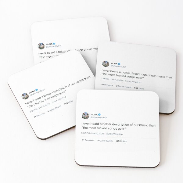 Item preview, MUNA Band Funny Quote Tweet | Queer Band designed and sold by odetospace.