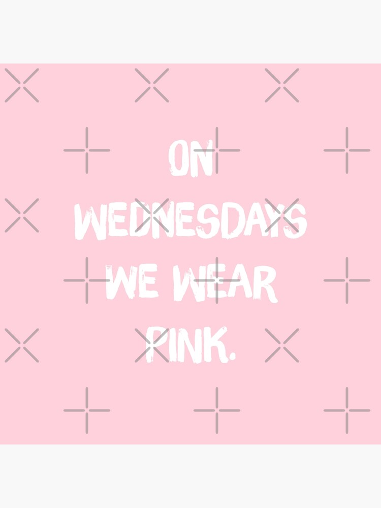  Mean Girls We Wear Pink On Wednesdays Sweatshirt