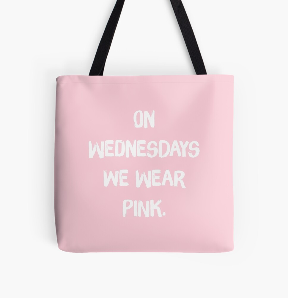 On Wednesdays We Wear Pink – Mean Girls, Regina George Zipper Pouch for  Sale by fandemonium