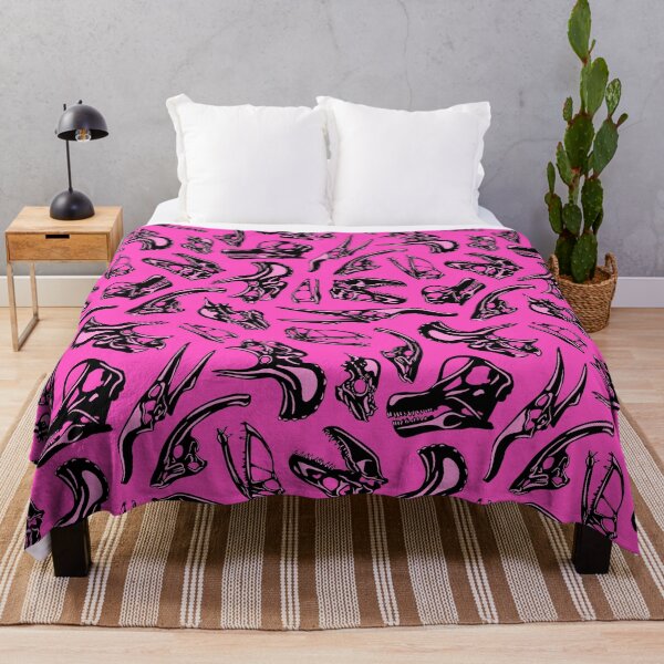 Item preview, Dinosaur Skulls - Pink designed and sold by Jared Hart.
