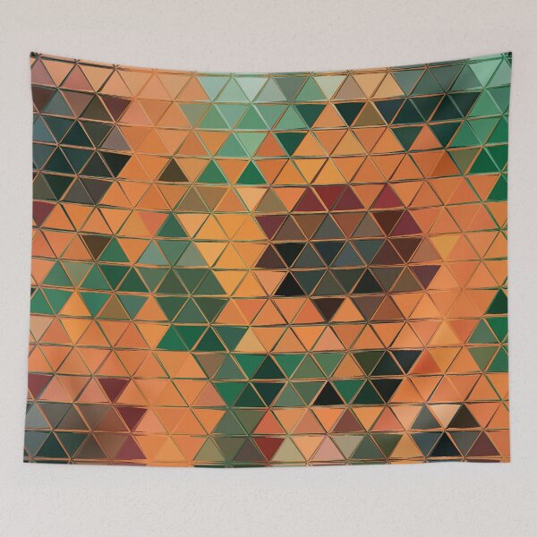 Item preview, Geometric Triangles With Colorful Seamless Pattern designed and sold by AYACHI90.